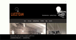 Desktop Screenshot of luceteam.it